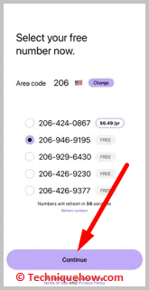 Click on continue