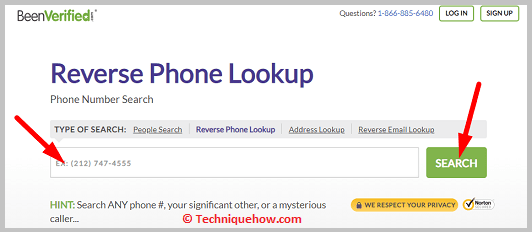 Click on search button