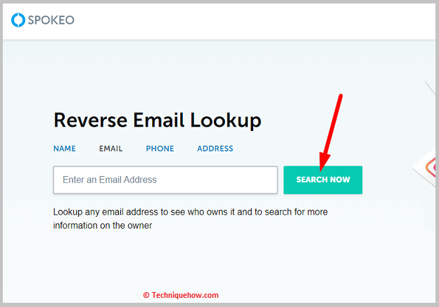 Click on search
