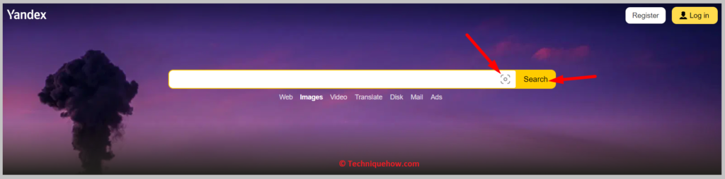 Click on the camera icon