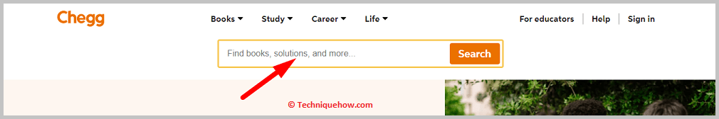 Search for the question on Chegg