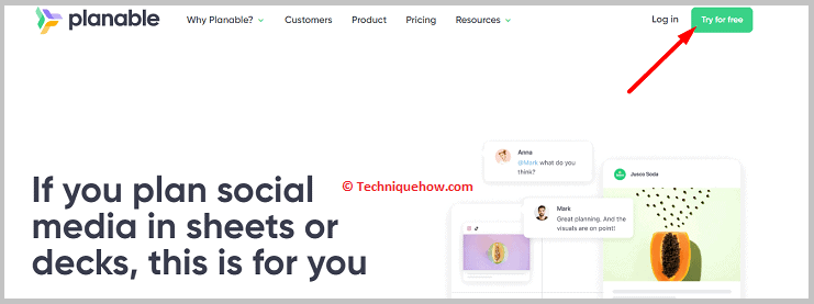 Sign up for a Planable account