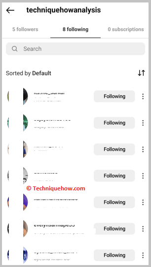 Slow down your following