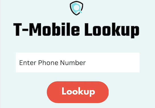 T-Mobile Reverse Phone Lookup
