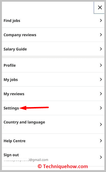 Tap on the Settings