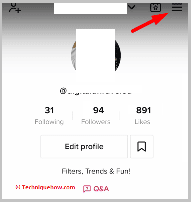 Tap on the three dots