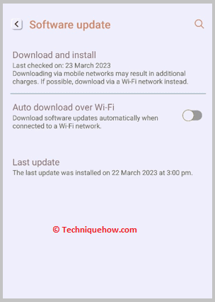 Update your phone's operating system