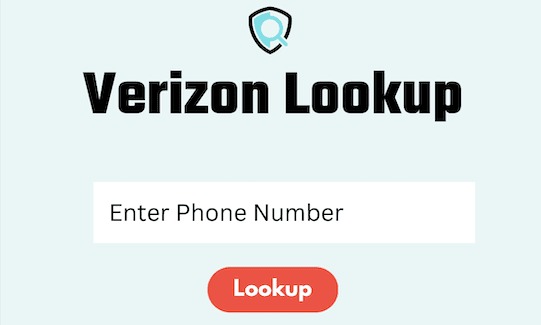 Verizon Phone Number Lookup