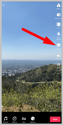 Click on caption