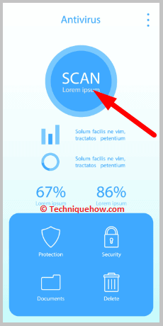 Click on scan