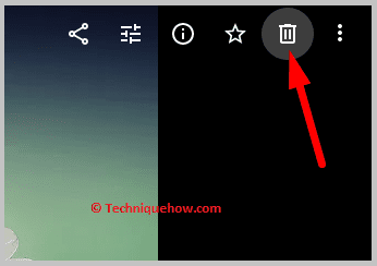 Deleting individual photos