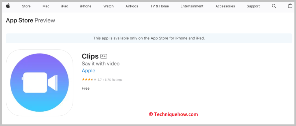 Download the Clips app