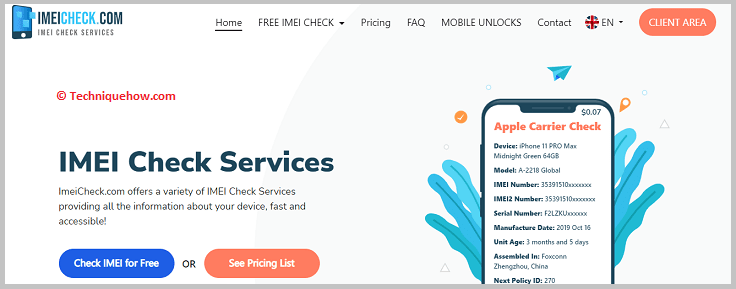 IMEI Check