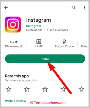 Launch the Instagram App
