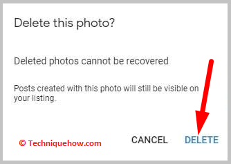 Deleting Photos from the Listing