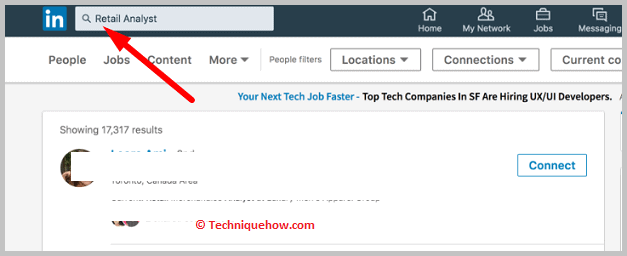 Search on LinkedIn