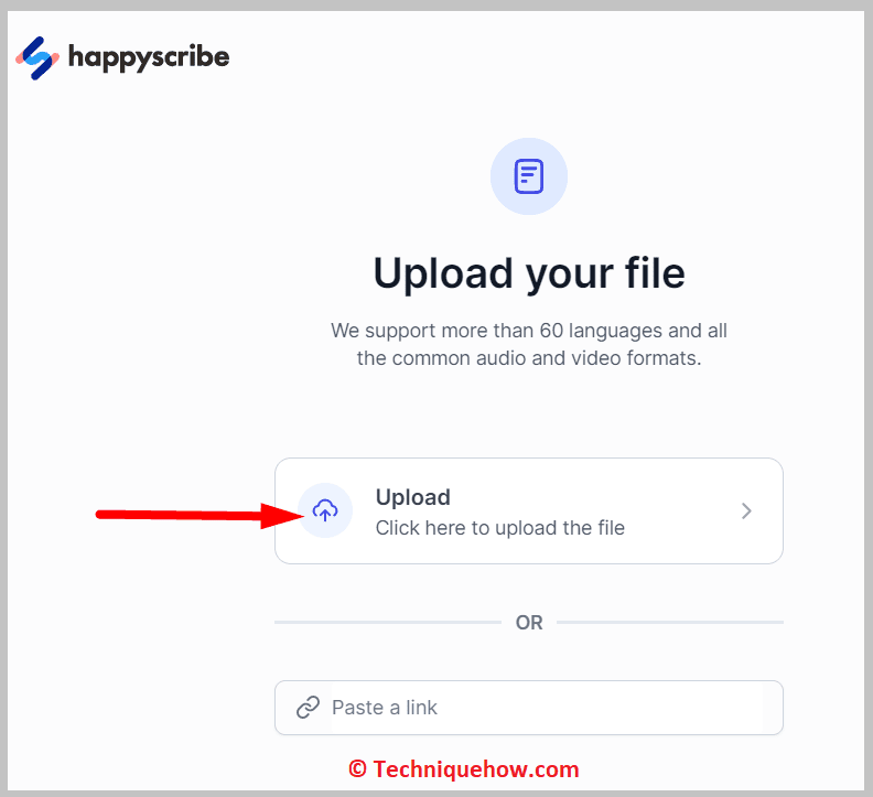 Upload your video