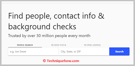 Use Whitepages