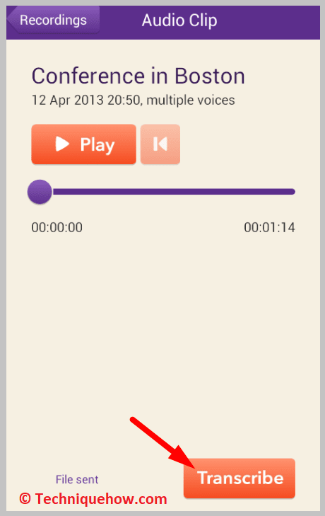 transcription as captions