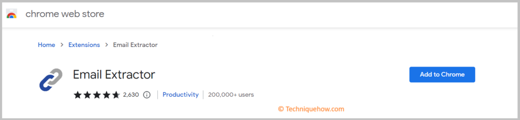 Email Extractor Chrome