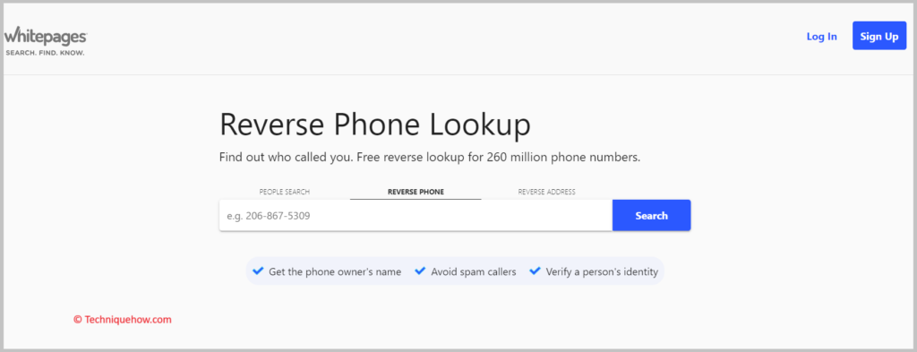 Reverse Phone Lookup
