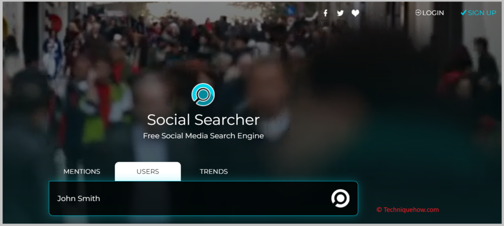  Social Searcher 