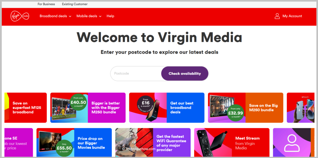 Virgin Media Online