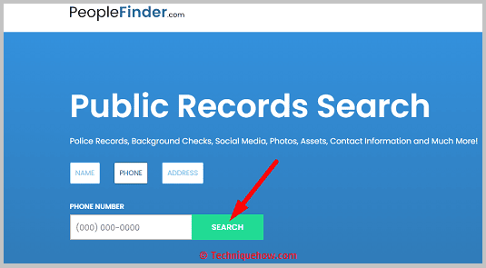 Click on search