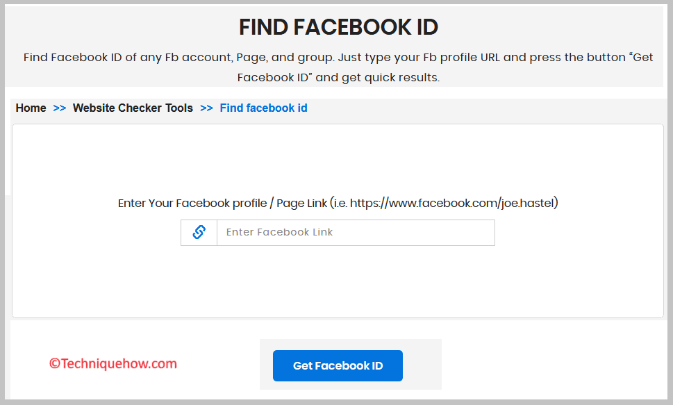 Find My FB ID