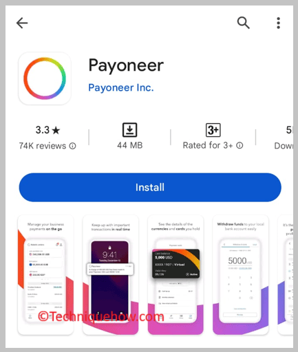 Payoneer Mobile App