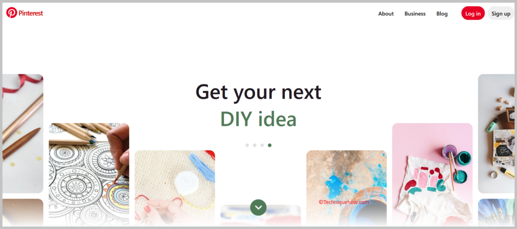 Pinterest website