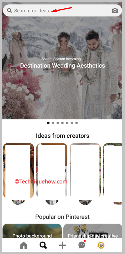 click on the search icon