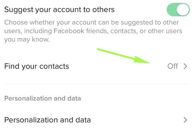 TikTok Contacts Not Showing