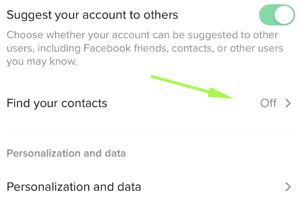 TikTok Contacts Not Showing 