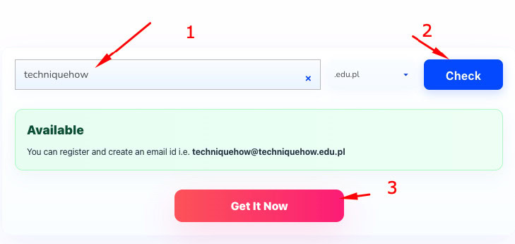 Check edu Domain