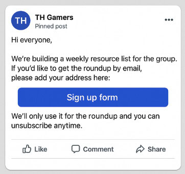 FB group Post