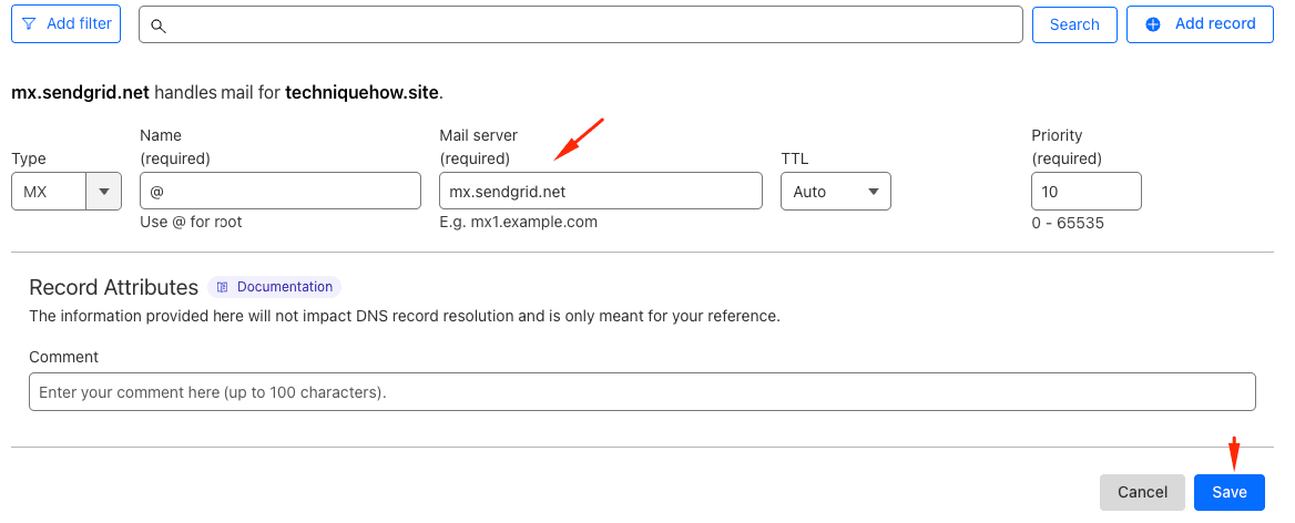 cloudfalre email mx demo