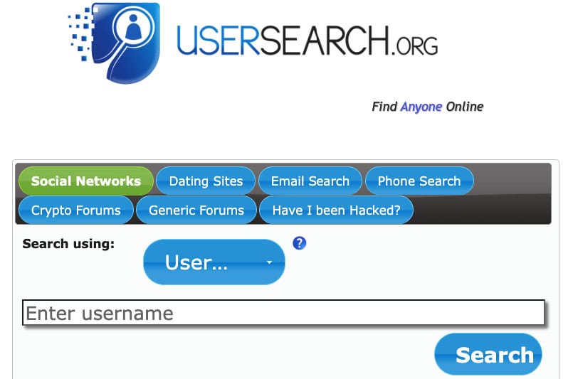 usersearch lookup