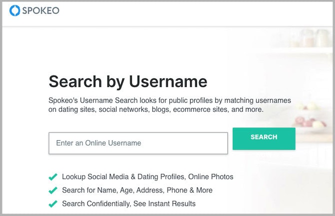 Spokeo Username Lookup