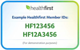 Healthfirst card example